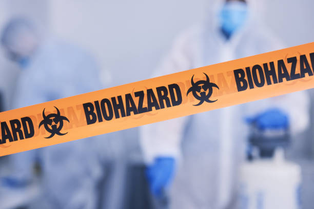 Professional Biohazard Cleanup technician working in Ogden, NC